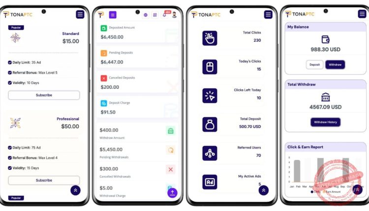 Subscription Based Pay Per Click Platform