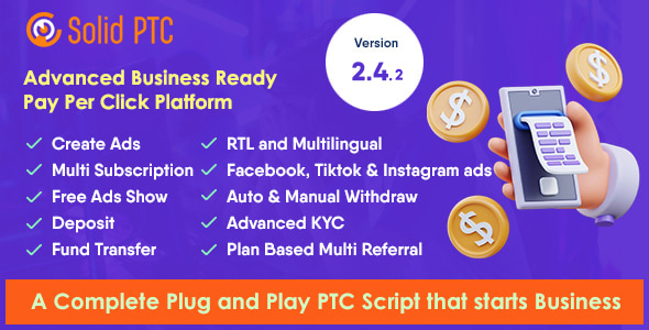 Solid PTC - Advanced Pay Per Click Platform 2026